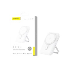Power Bank Sem Fio Magnético Foneng CX101 10000mAh Branco Power Bank Sem Fio Magnético Foneng CX101 10000mAh Branco